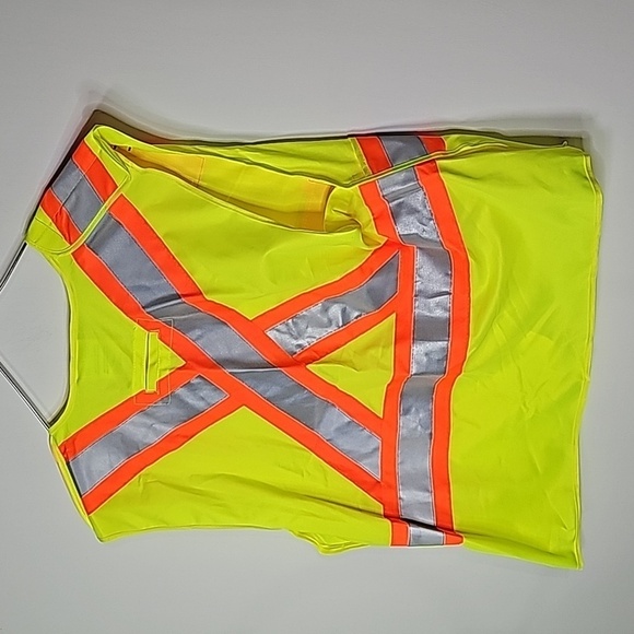 Viking XXL yellow reflective class 2 level 2 vest - Picture 4 of 7